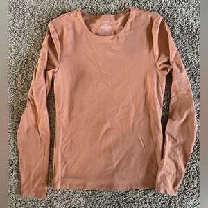 nuuds seem less Long Sleeve Crewneck Top in clay